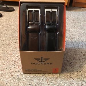 Large (38-40) Dockers Dress Belt Set
